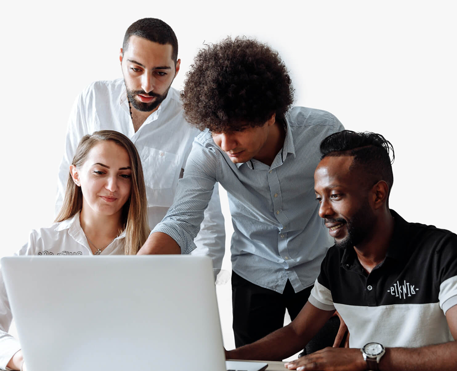 Team working together